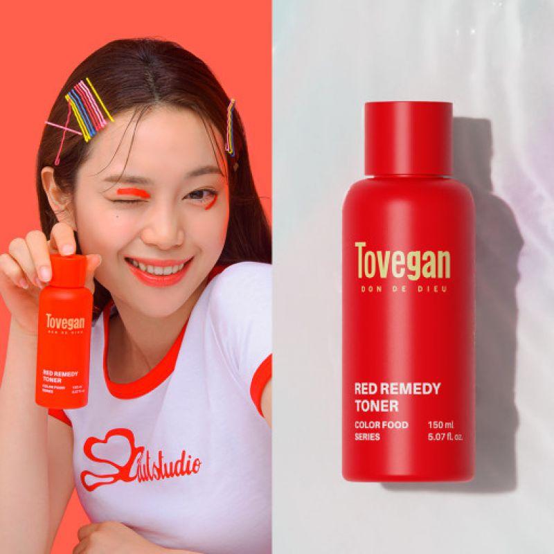 

[Tovegan] Red Moisture Toner Hibiscus Гипоаллергенный веганский тонер с высоким содержанием 150мл