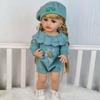 New Reborn Baby Dolls Full Silicone Vinyl 55 Cm Wear Sweeter Bebe Reborn Model Toy Kids Playmates Christmas Birthday Gifts