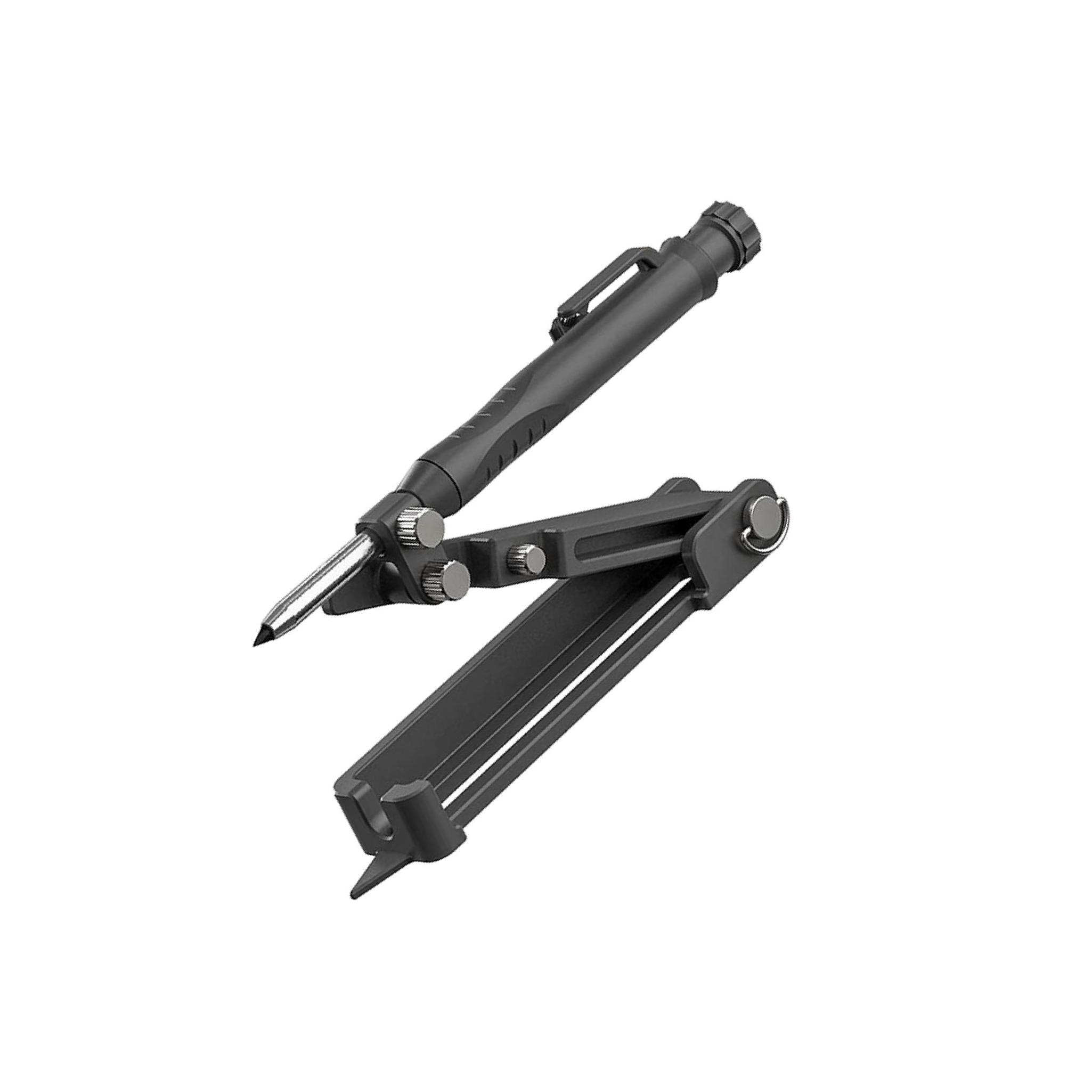 

Измерительный разметочный инструмент Строительный карандаш Алюминиевый сплав Разметочный инструмент Черный