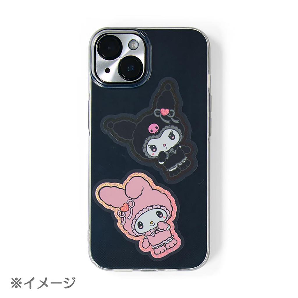 Sanrio Sticker Set Saro My Melody Acrylic Ages 415171 (Mellow Miusa) & Kuromi, Paper, PVC, Resin, 3+,