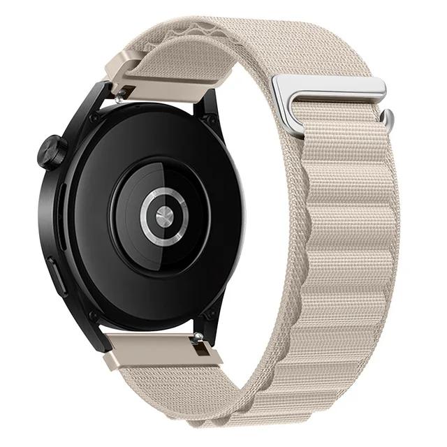 20mm 22mm Nylon Alpine Loop Strap For Samsung Watch 7 6 5 4/Huawei Watch 5/4/3/GT5-4-3 Pro Wristband Amazfit Active 2/Bip 6 Band