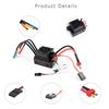GoolRC Upgrade Waterproof 3650 3900KV Brushless Motor with 60A ESC Combo Set for 1/10 RC Car Truck