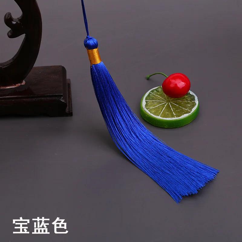 17CM Long Tassel Spike Chinese Clothing DIY Accessories Musical Instrument Pendant Ice Silk Vertical Spike Tassels for Crafts