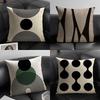 Modern Geometric Art Girl Outfit Pillow Case Linen Cushion Covers For Decorative Sofa Home Pillows Case Car Chair Pillows Cases