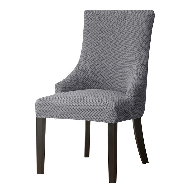 Elastic T-shaped Jacquard European Soft-pack Chair Cover Leisure Chair Home Hotel Dining Chair Small Armchair Cover Cover