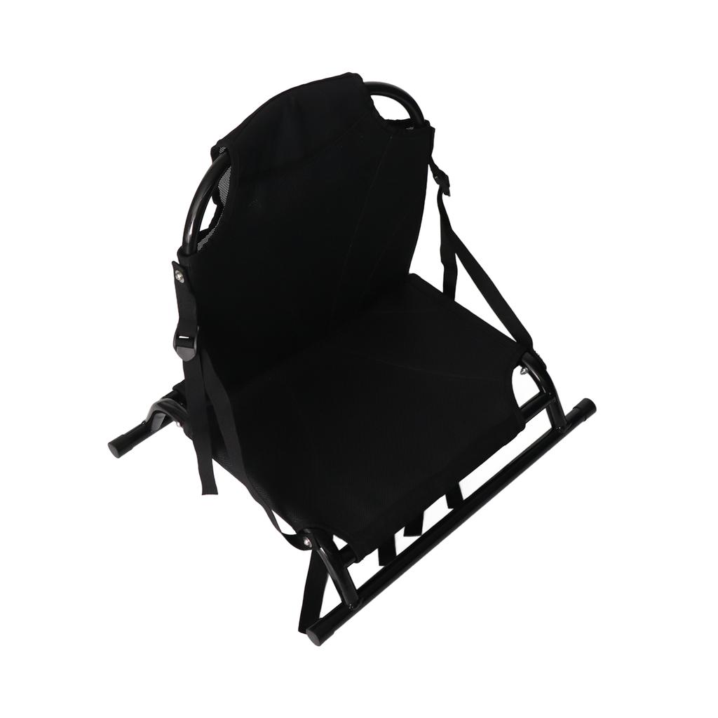 Canoe Kayak Seats Steel Rod Surfboard Chair with Backrest Inflatable Boat Lightweight Foldable Chair with Back Support