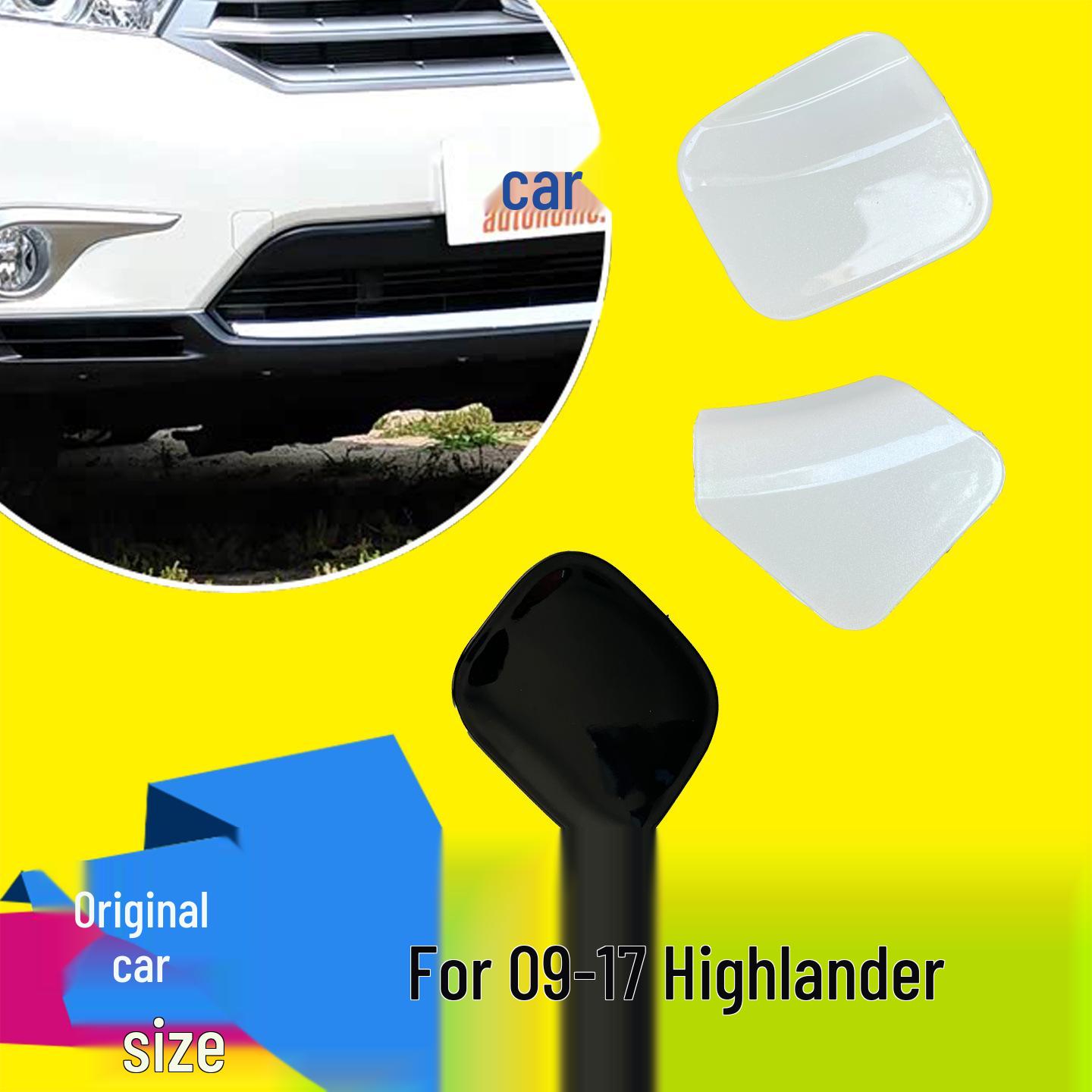 

Крышка буксировочного крюка переднего бампера для 09-17 Toyota Highlander 09-11 Highlander Driver No Paint Front Guard