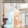 LED Ceiling Fan With Light Silent Electric Fan Retractable Blades Remote Control Dimming Bedroom And Living Room Lighting