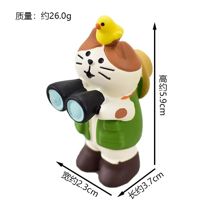 Japanese Groceries Zakka Spring Garden Series Home Decoration Creative Small Ornaments Resin Craft Toys Collectible Gifts