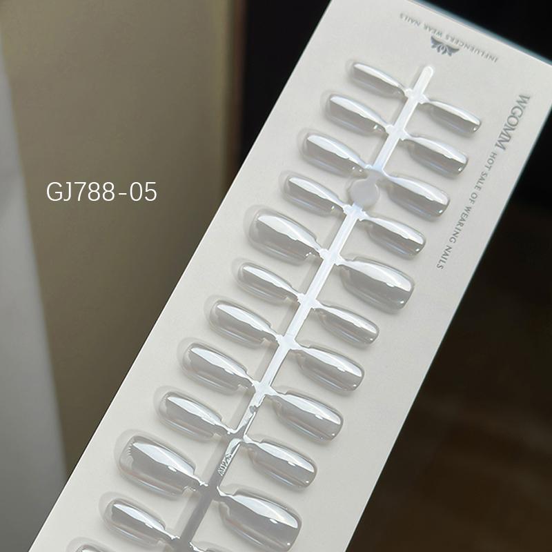 

30 шт./лот короткие накладные ногти Aurora кошачий глаз чисто балерина украшения носимые накладные ногти полное покрытие типсы искусство GJ788-05