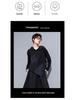 Women's Plus Size Irregular Hooded Patchwork Sweatshirt with Ribbon - Casual Long Sleeve