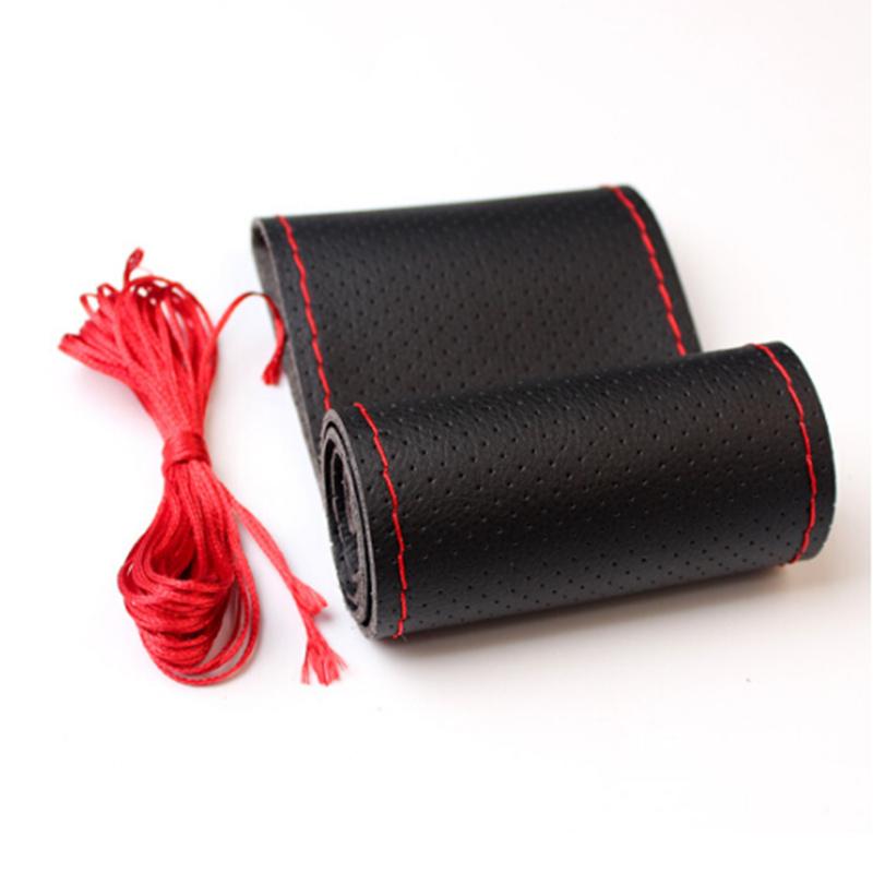 

Универсальный чехол на руль автомобиля из натуральной кожи для Alfa Romeo 147 156 159 Alfetta Berlina Brera Mito Giulia красный