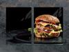 SZKLANA PŁYTA OCHRONNA DESKA 75x52 HAMBURGER