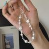 Stylish Floral Pearl Beaded Phone Lanyard for Women – Light Luxury, High-End Feel, Anti-Lost Chain