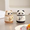 Luxurious Panda Toothpick Holder - Cute and Creative Decorative Jar for Living Room.