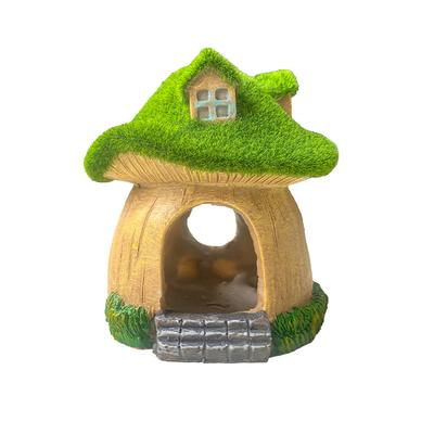 Fish Tank Decoration Flocking Resin Crafts Ornaments