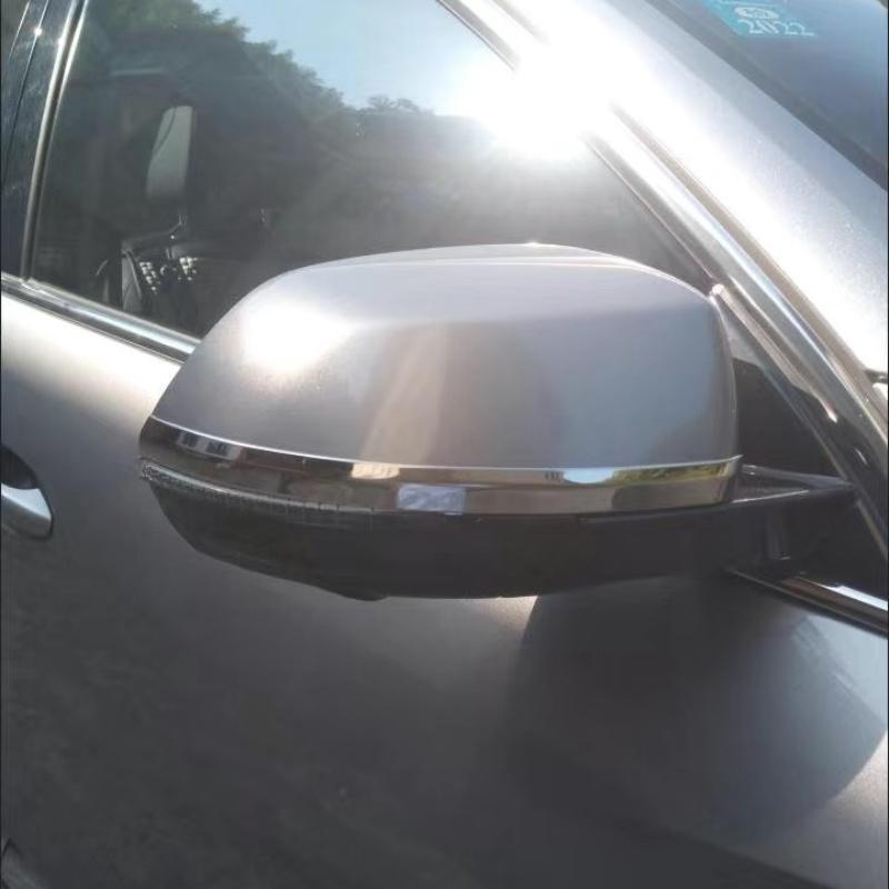 for HAVAL F7 F7x Rearview Mirror Sticker Trim Deco Protector Stainless Steel Accessories