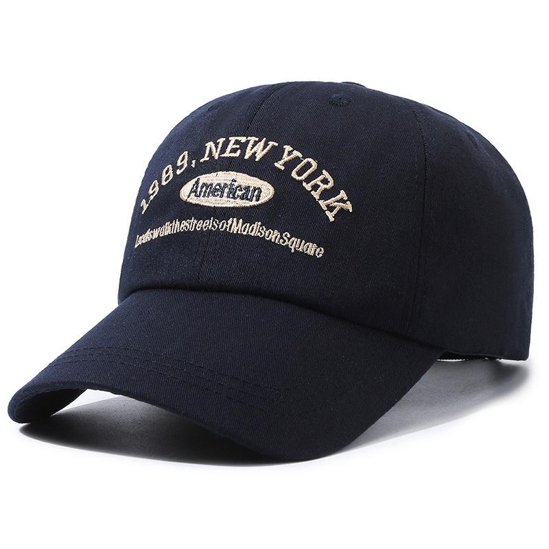Men's retro letter embroidered baseball cap women's outdoor sports fashion casual sun protection visor hat