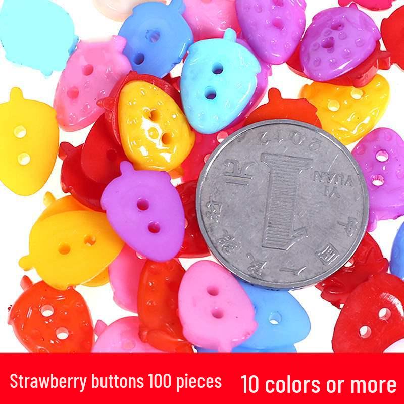 Colorful Resin Buttons for Kids' Creative DIY Projects and Pasting Painting