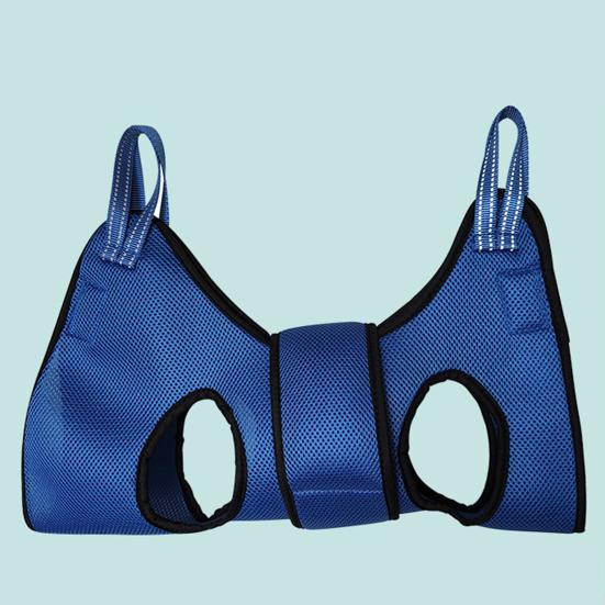 Pet Grooming Hammock Breathable Mesh Dog Grooming Sling Cat Restraint Hammock with Security Strap for Small Medium Dogs Cats Nail
