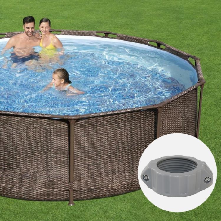 Pool Pipe Fitting Set with Split Nuts Pool Repair Accessories Pool Screw Nuts Pool Fittings Nut Professional Pool Fixing