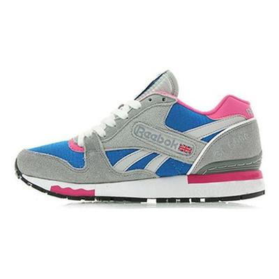 GL6000 Bequeme Stoßdämpfung Abriebfest Niedrig geschnittene Laufschuhe Unisex Laufschuhe Grau Blau Rosa V54914