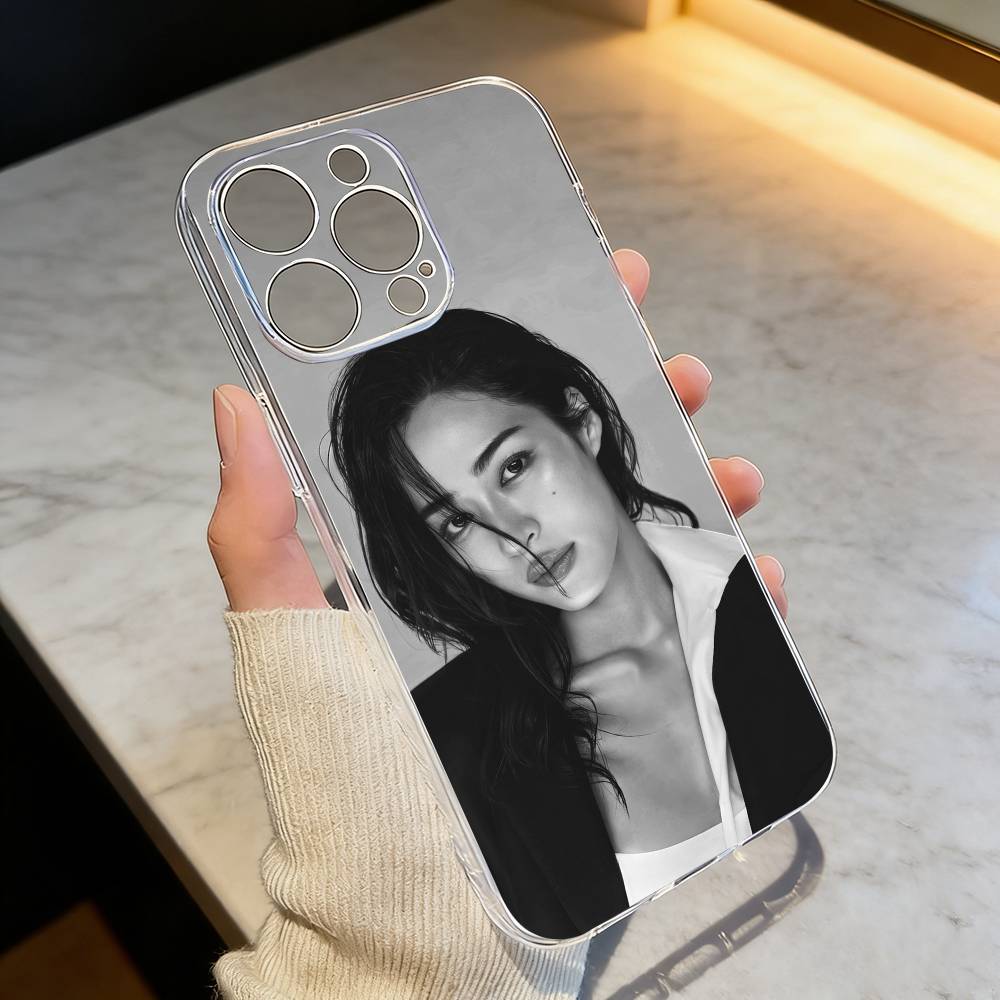 L-Lingling Kwong Actress  Phone Case Transparent Silicone Soft For iPhone 17 16 15 14 13 12 11 Mini Pro Max Plus
