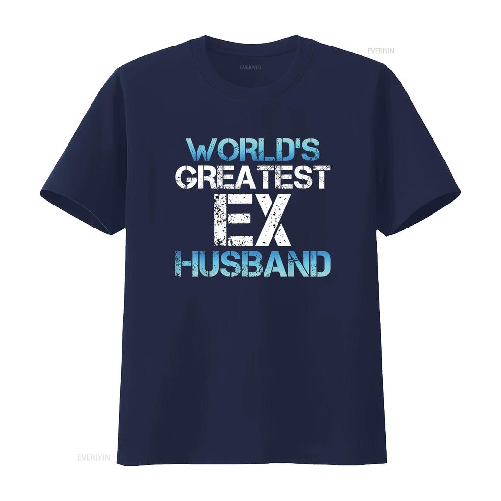 Greatest Ex Husband Funny Divorce Party Divorcee Men T Shirt vintage Washed designer clothes homme Breathable Casual Soft