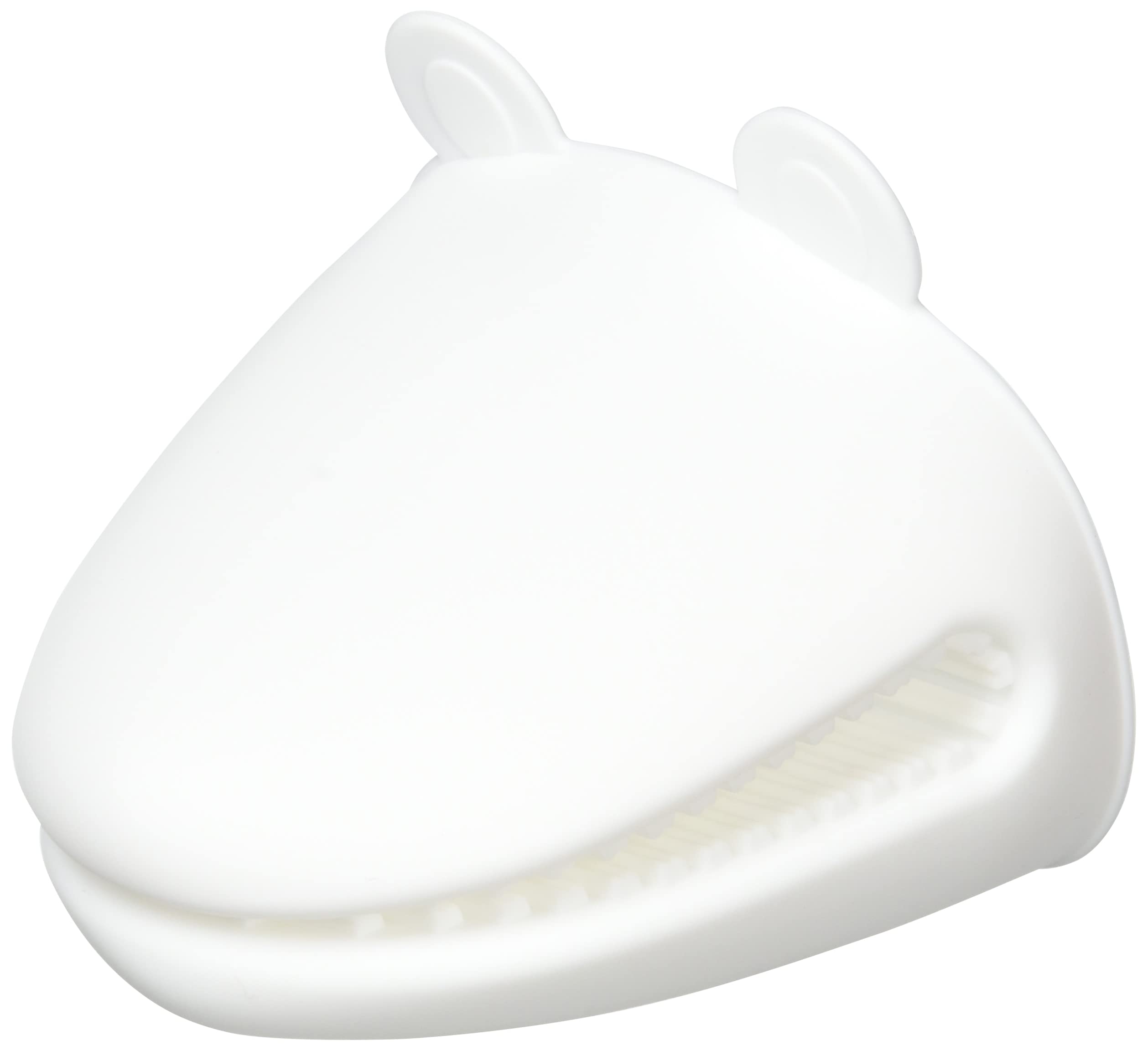 

Pearl Metal TOUCH st CC-1534 Frog-shaped Silicone Potholder Mittens, Dishwasher Safe, Heat Resistant up to 230°C, White