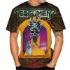 Summer New Fashion American Heavy Metal Testament Band Men's 3d Printing T Shirt Unisex Hip Hop Casual T-shirt Cools Rock Street