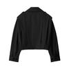 Ladies' Fashionable Short Sleeved Button Up Jacket Jacket