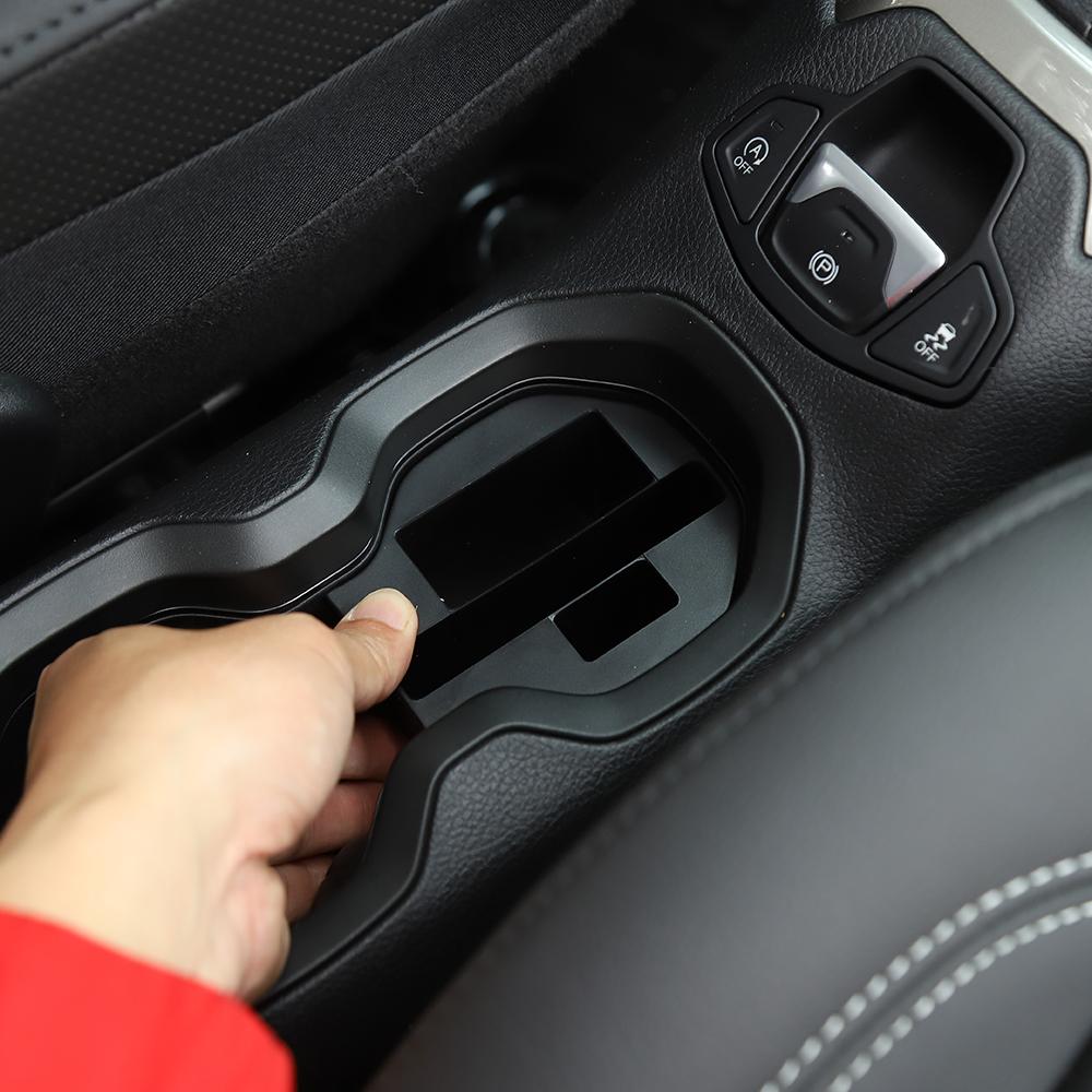 Cup Holder Storage Box Organiser Container For Jeep Renegade 2016 Up Car Interior Acessories