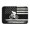Mountain Bike Front Door Mat Anti-Slip Outdoor Absorbent Bicycle Racing MTB Biker Doormat Kitchen Bedroom Entrance Rug Carpet