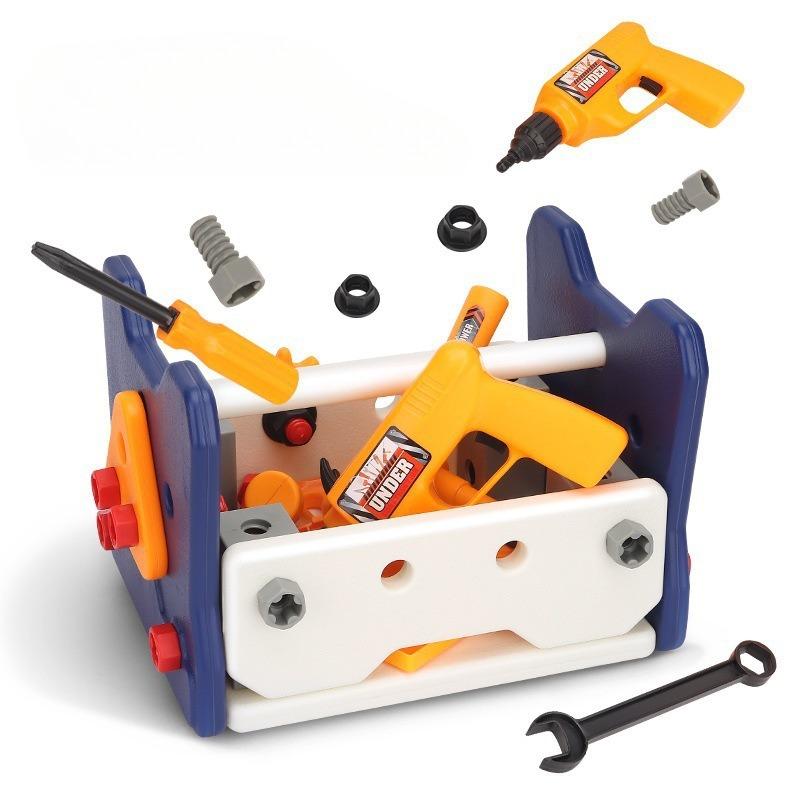 Children's Toy Toolbox Simulation Repair Assembling Disassembling Tool Set