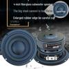 4-Zoll HIFI-Lautsprecher mit Subwoofer und Tiefbass-Glasfaserkegel