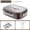Dejier Thickened 304 Stainless Steel Divided Lunch Box
