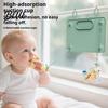 Kids Silicone Placemats Baby Placemat with Suction Cup, Toddlers Eating Food Mat Toddler Anti-fall Rope, Foldable Multi-functional Activity