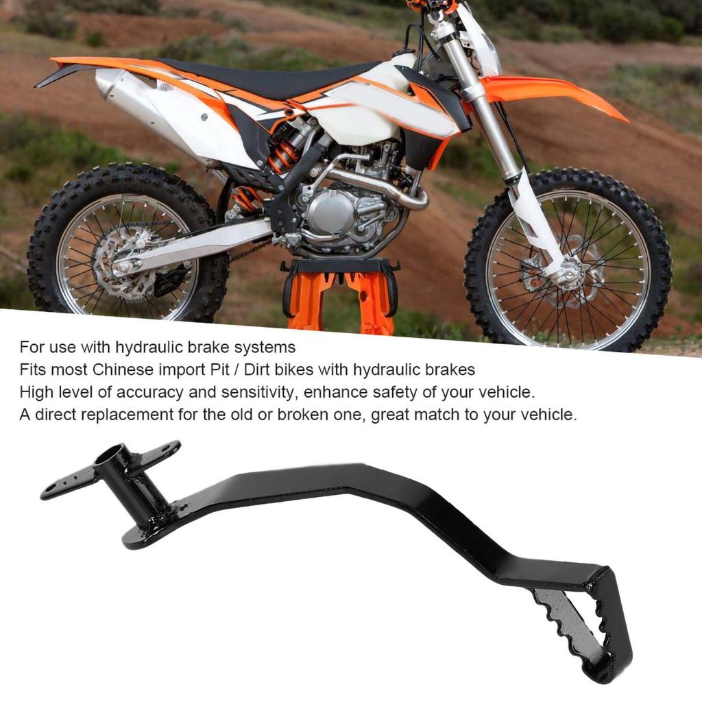 Rear Hydraulic Brake Lever Pedal & Spring Fit for Pit Dirt Bike 50cc 110cc 125cc