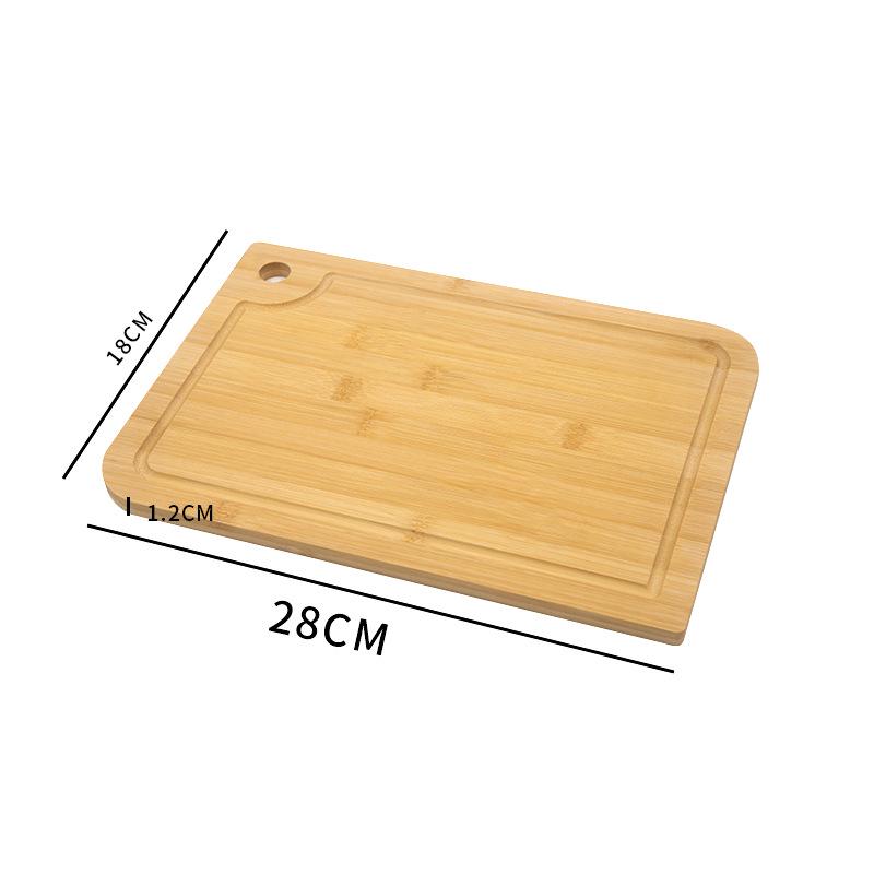 

Двусторонняя бамбуковая разделочная доска для кухни и раковины - Многофункциональная для нарезки и фруктов Irregular Shape