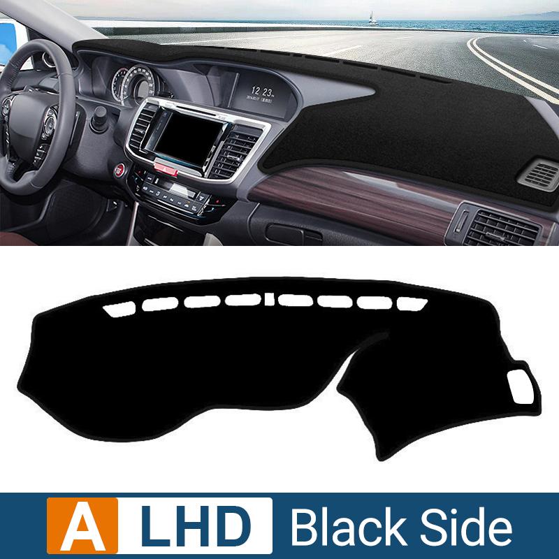 

Для Honda Accord 9-го поколения 2013 2014 2015 2016 2017 Коврик на приборную панель автомобиля Солнцезащитный коврик на панель Нескользящий коврик Аксессуары Black Side LHD
