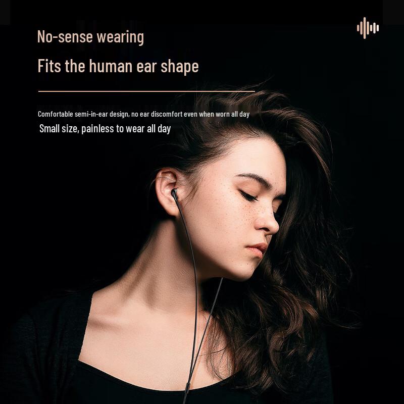 High-Quality Wired Ceramic In-Ear Earphones with Mic for Gaming and Laptops