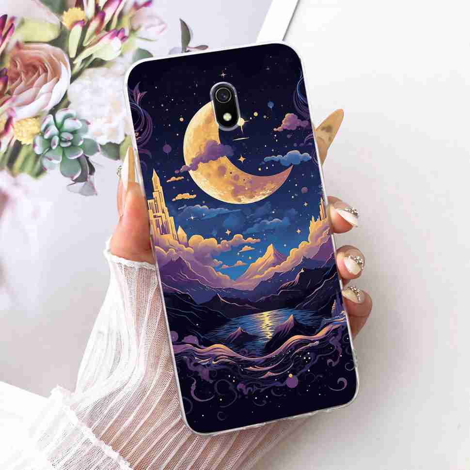 For Xiaomi Redmi 8A Casing 6.22" Cute Cat Painted Cover Soft Silicone Phone Case For Xiaomi Redmi8A Redmi 8A Back Cover Capa