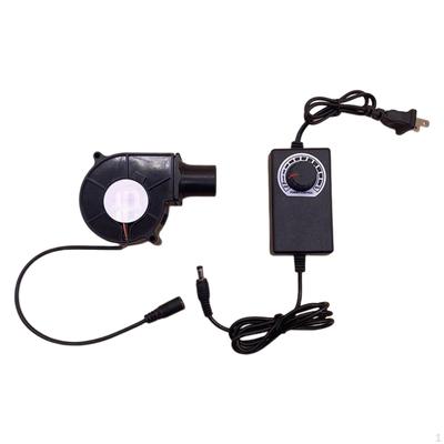 Barbecue Air Blower Comfortable Grip Mini Camping Fire Stove Metal Fan with Governor for Fireplace