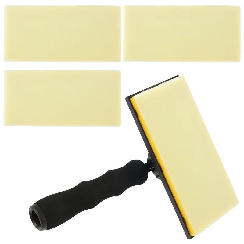 

AB34-For Efficient For Wall Painting Hand Tool- Quick Paint Edger Tool With 3 Replacement Pads