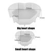 DIY Heart Resin Silicone Mold Photo Frame Crystal Epoxy Resin Molds Bookends Organize Silicone Molds Office Home Decoration