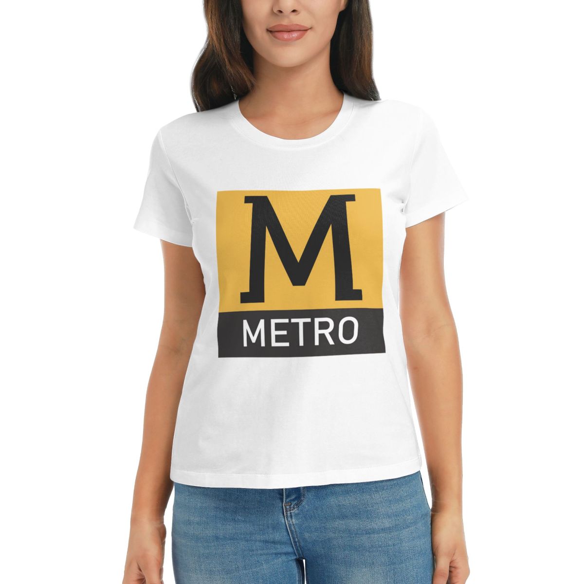 Women TShirt Tyne And Wear Metro Summer Short Sleeve Tees ONeck Cotton T Shirts Clothes Tops Streetwear S