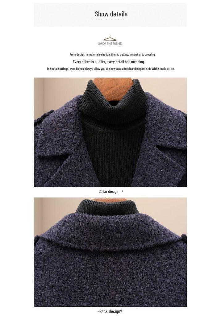 Petite High-Waisted Woolen Coat - Spring 2026 New Arrivals, 10% Suli Wool
