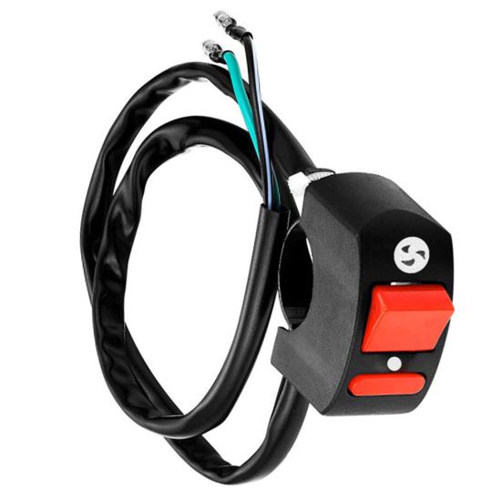 Tlačítko pro spínač mlhových světel na řídítkách motocyklu ZAP/VYP LED světlomety Angel Eyes