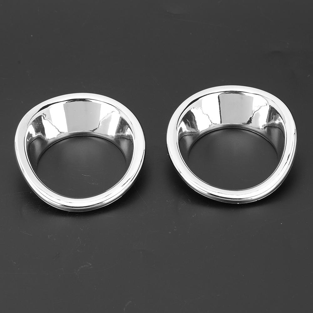 ABS Chrome Front Fog Light Cover Trim Car Decoration Fits for Toyota Prius Hatchback 20192020