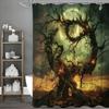 Magic Forest Dead Vine Old Tree Shower Curtain, Bathroom Decorative Shower Curtain, Waterproof Shower Curtain with Hooks